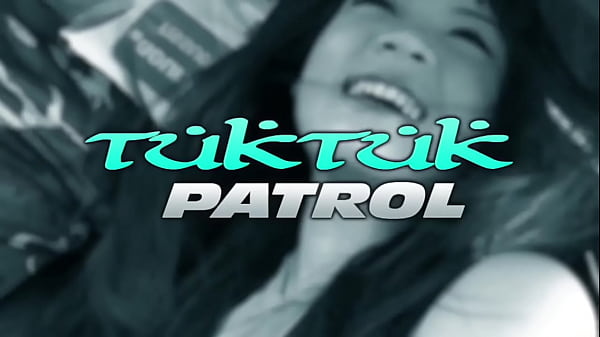 Wet Thai babe with tats and eager mouth takes on Tuk Tuk Patrol's big white cock challenge