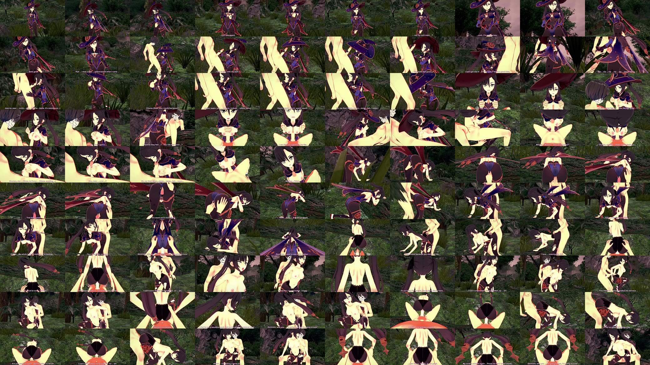 Mona fucking in the forest | Genshin impact 预览图