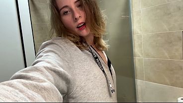 Gray Shirt Pixie Steamy Bath - Soapy Tease to Floor Ride