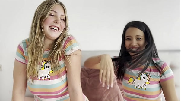 two goddesses fucking a lucky guy