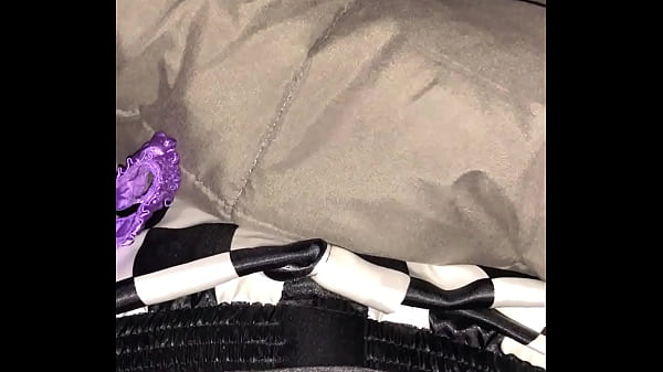 Panty satin panty play