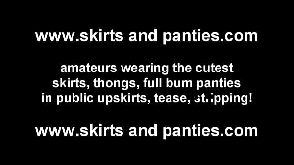 I get on on strangers seeing my panties