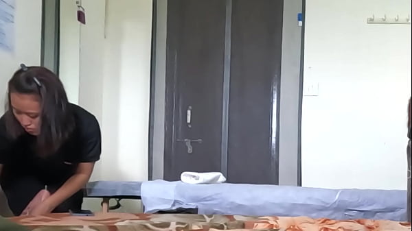 Young girl massage