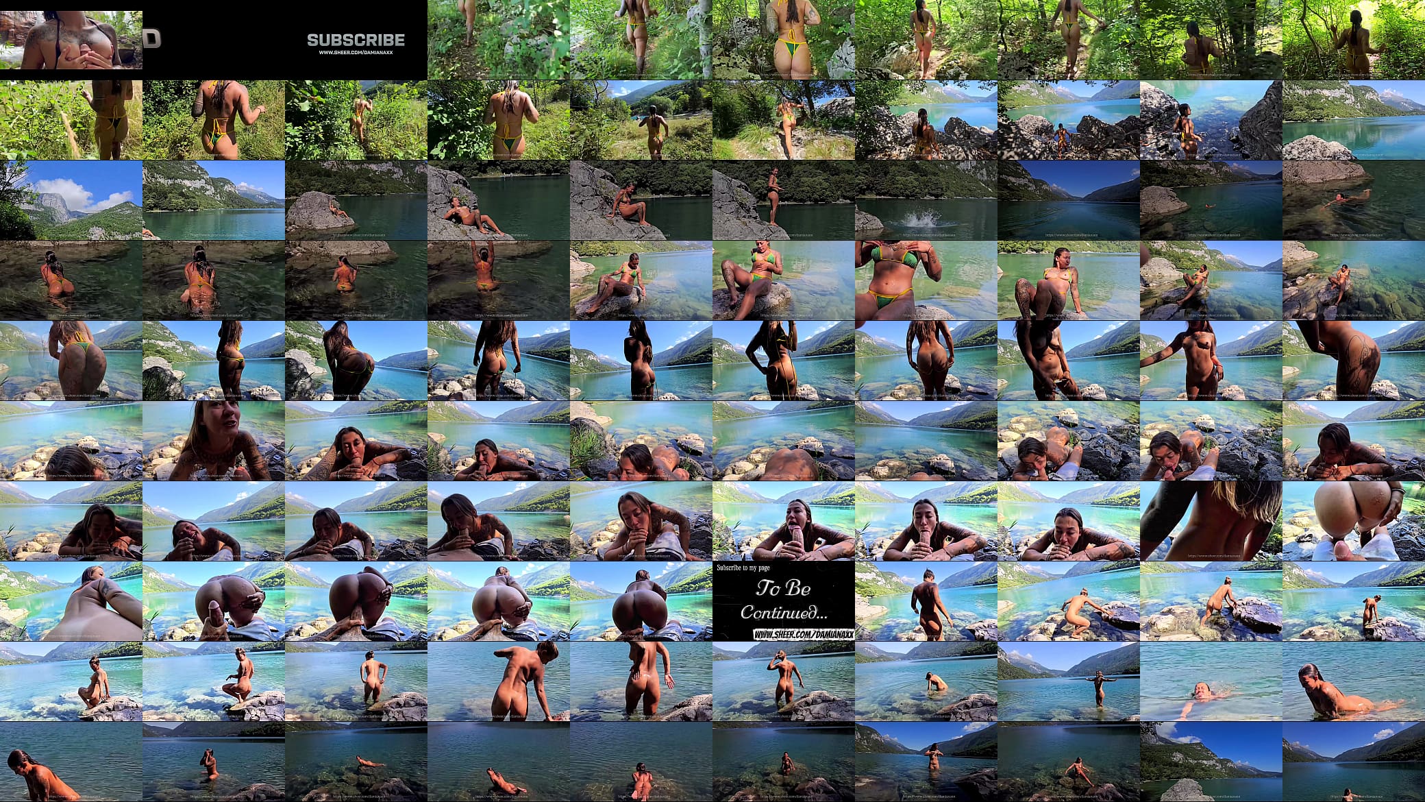 Tomando banho 100% PELADA e transando em um Lago na Italia  Damiana, brasileira safada pela Europa Ep. 9 预览图