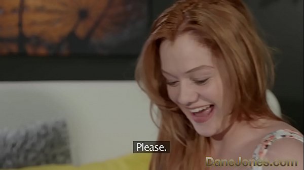 DaneJones Redhead teen has her tight shaved pussy filled by lover