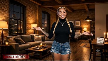 SEXY AI GENERATED PETITE RISING HIP HOP STAR JALISA FLIRTS IN THE STUDIO, FUCKS IN THE LOFT