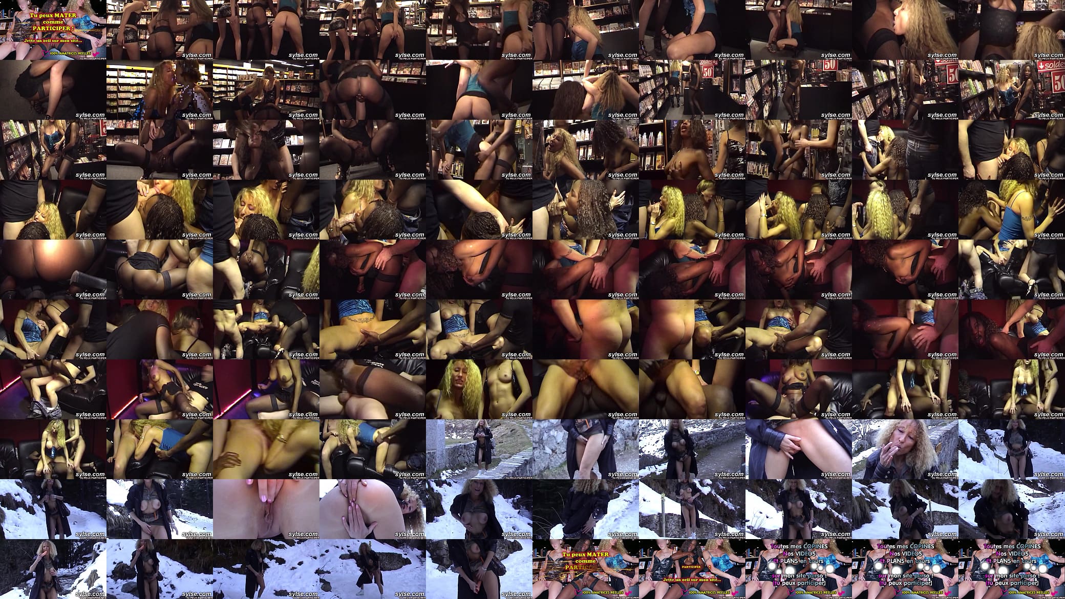 3 naughty anal sluts fucked at the sexshop 预览图