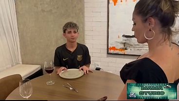 Mama Studio in: I fucked my slutty stepmom so she wouldn't tell my step dad she caught me watching porn at dinner - Free