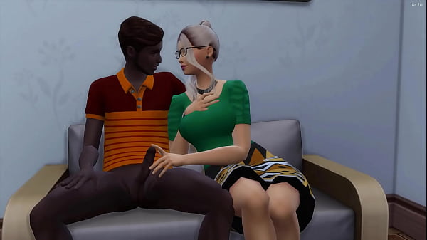 Indian employee must have sex with his American boss right in her office otherwise she will be fired - Black and white porn