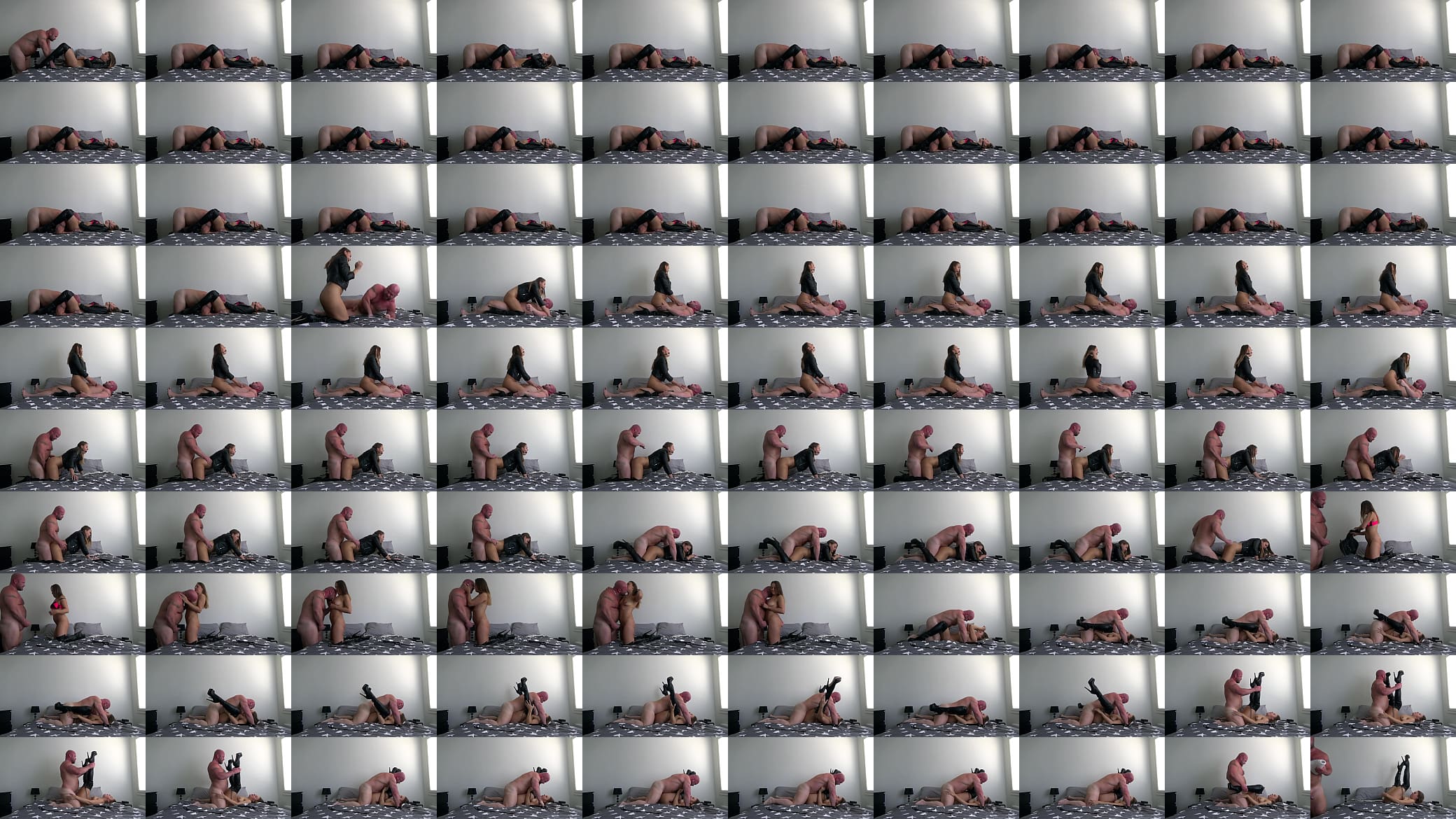 Leather Fetish BDSM Sex Session With My HotWife 预览图
