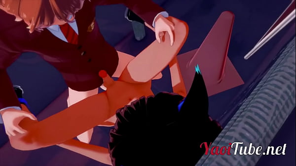 Download Video - Yaoi 3D - NekoBoy is fucked by FoxBoy in an alley