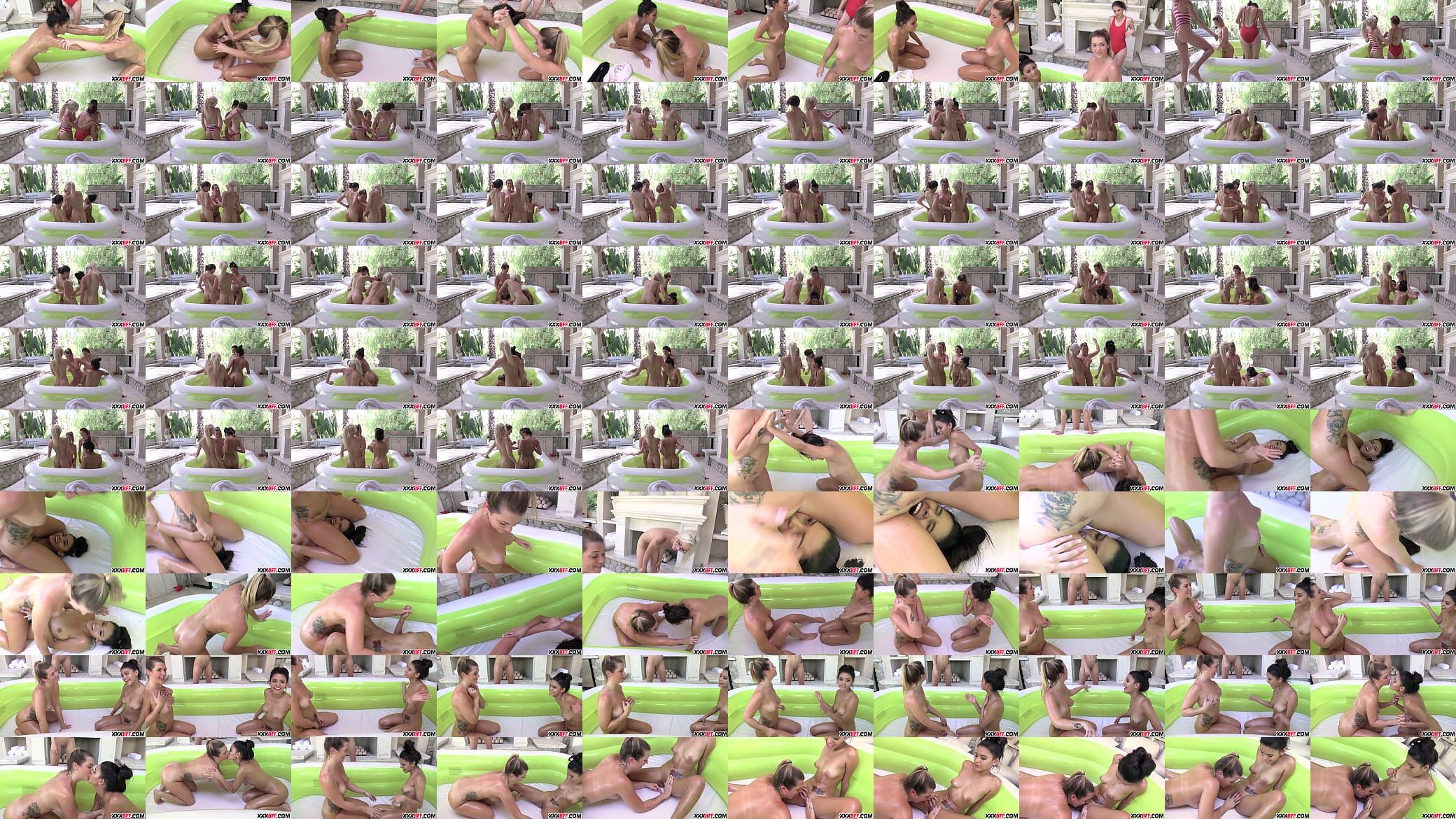 Oil Wrestling Ends In Lesbian Sex 预览图
