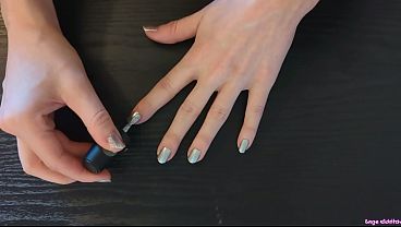 Sage Eldritch Painting Her Fingernails Silver [SFW]