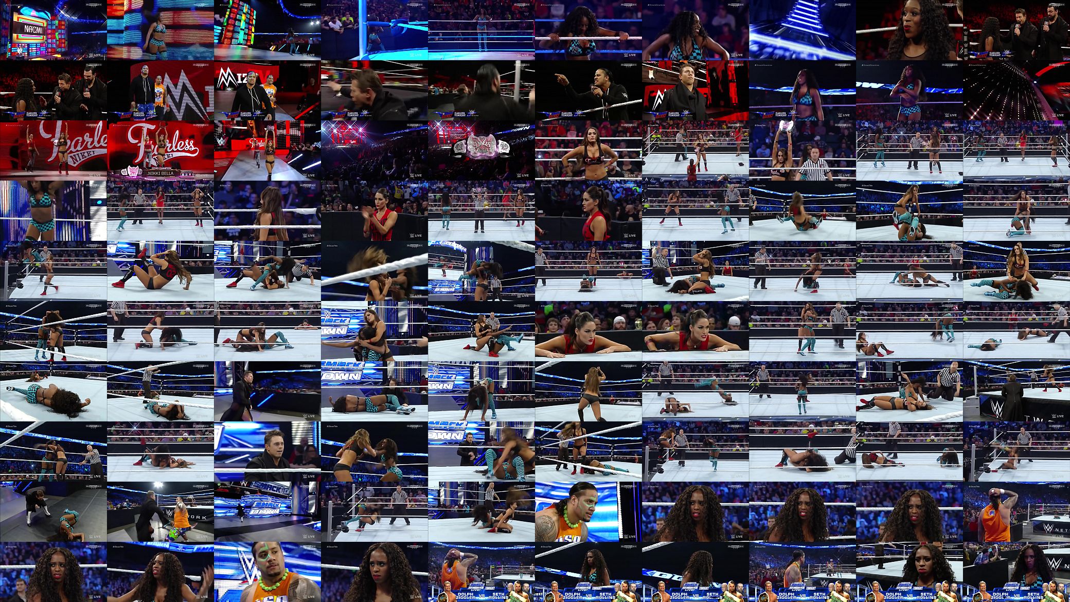 Nikki Bella vs Naomi. SmackDown 2014. 预览图