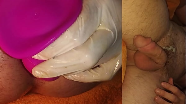 Download Video - Anal gaping with big dildo and cumshot