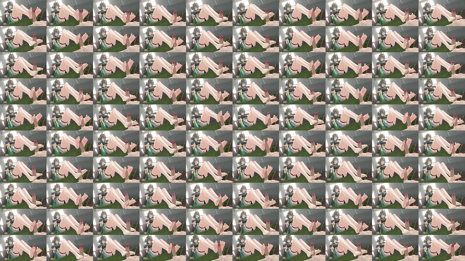 Nefer Footjob - Genshin Impact Hentai Animation 预览图