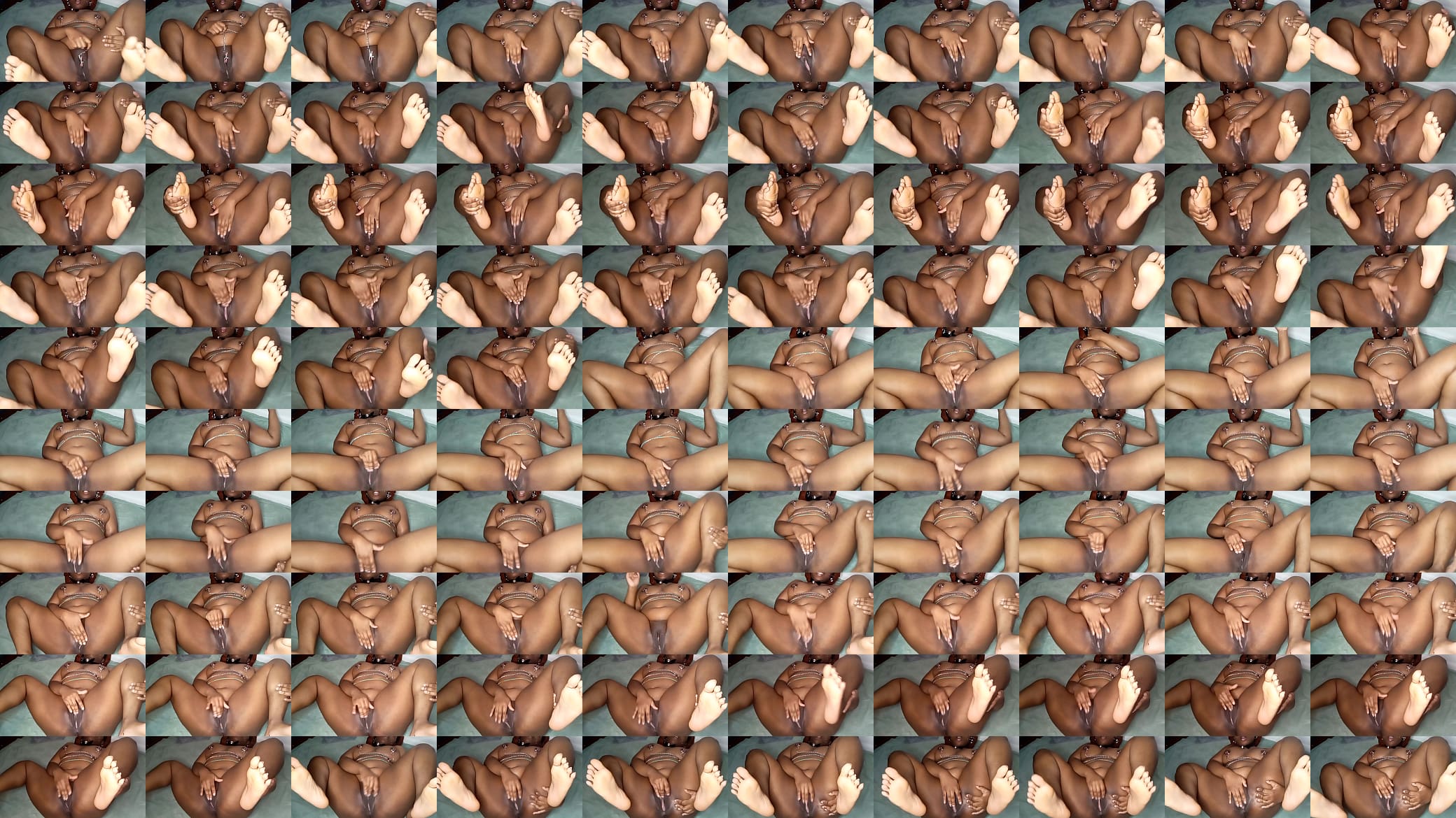 Look At My Sexy Feet While I Rub My Juicy Pussy 预览图