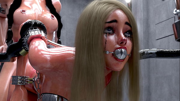 Slave Girls in Metal Bondage
