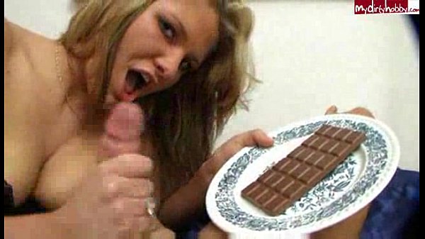 Download Video - cum on food - chocolate bar