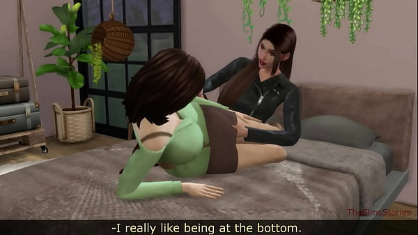 Lesbian teen seduce busty milf. They end up having sex