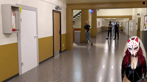 Steps of Debauchery # 14 - Horny student masturbates in the classroom