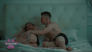 Step Mom Catches Step Dad Cumming Inside Step Daughter Amber Kawaii and Fucks Hard in Shared Bed
