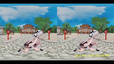VR180 mmd Ayame Dance 3d hololive Hentai 3 min