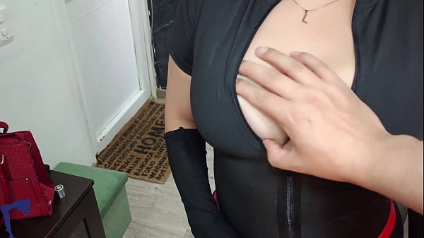 Horny Latina MILF Wife in Devil Costume Gives Hot POV Blowjob and Gets Cum All Over Her Ass and Back