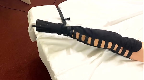 Two Cameras View when she Spanking Hard my Ass one view on my ass one I keep and make selfie video