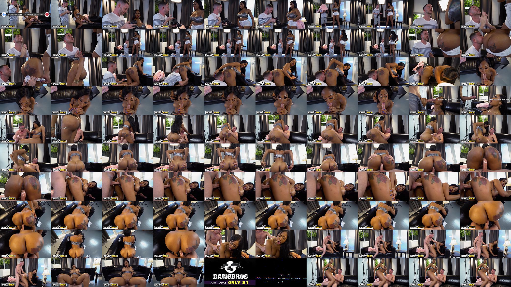 BANGBROS - Thicc Black Chick Moriah Mills Fucks The Photographer, Tony Rubino 预览图