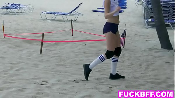 Volleyballin teen best friends share a very big dick