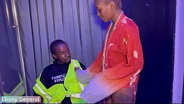 Ebony General the engineer fucked his client before getting the contract