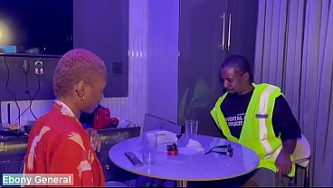 Ebony General the engineer fucked his client before getting the contract
