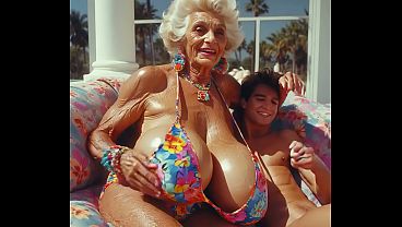 AI VIDEO - JAY Granny Sex Villa - Bikini out! TEASER