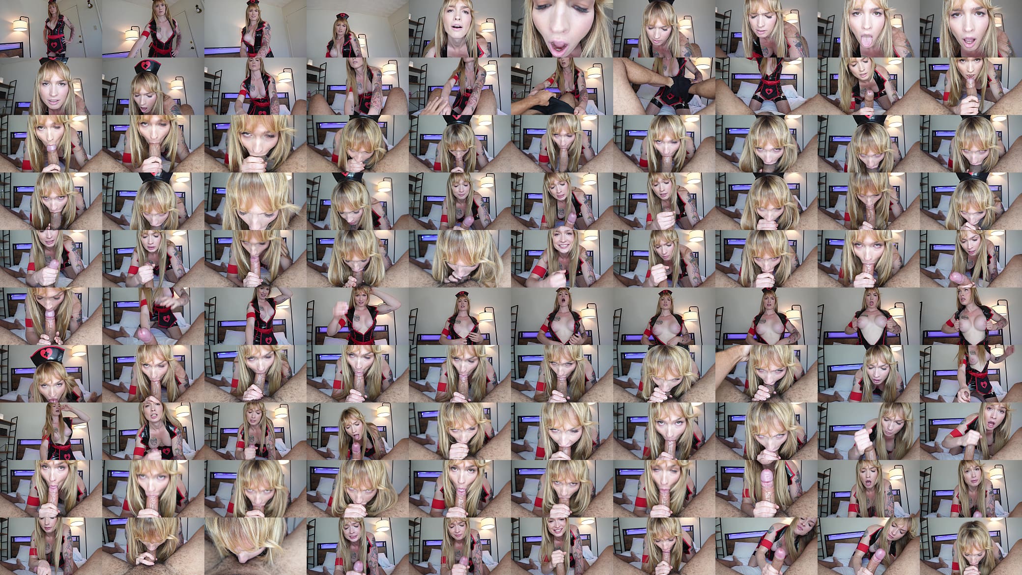 Naughty Nurse Blake Lovely Gives Full Exam &amp; Eats Creampie 预览图