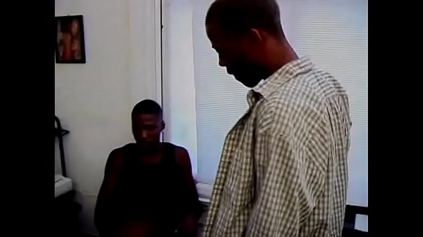 Foursome hot gay action with black studs fucking side by side