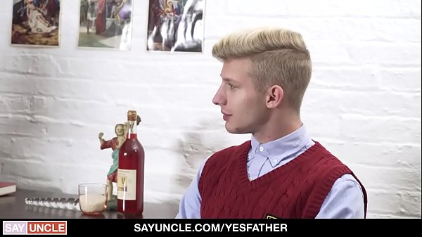 Download Video - - Religious Boy Gets Hole Punished By Priest With Huge Cock