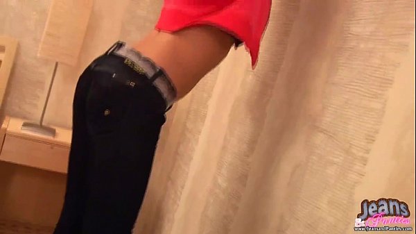 My tight teen body barely fits in these tiny jeans