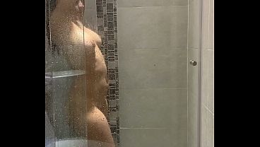 Tammy takes a shower before having sex