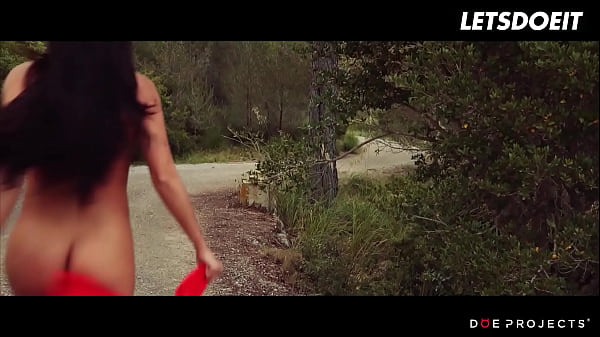 LETSDOEIT - Beautiful Chick (Alexa Tomas) Fingers Her Juicy Pussy In The Forest Then Randomly Finds A Big Cock To Suck