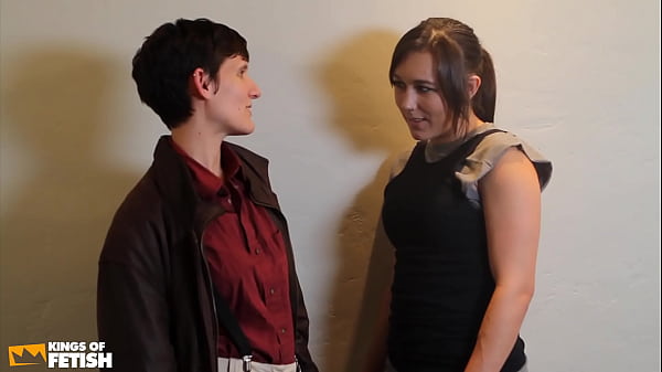 Babe with short hair gets her pussy eaten and pleased by a cute brunette girl