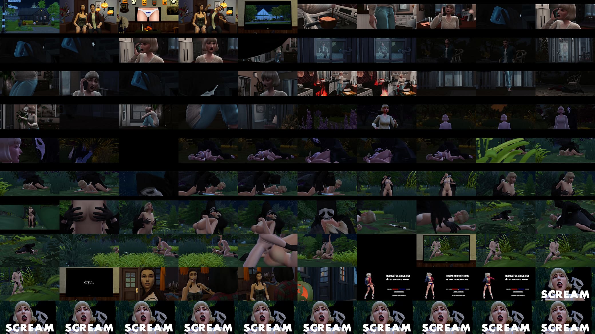 Scream 1 (1996) Intro Remake - A Sims 4 Halloween Special 预览图