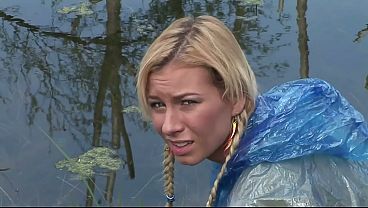 blonde teen sluts lost in the forest meets two big cocks