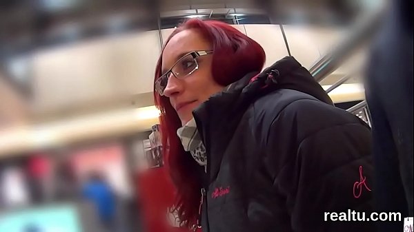 Adorable czech girl was tempted in the mall and rode in pov