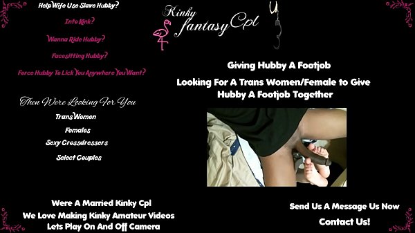 Download Video - Hubby Jacks His Cock On Wifes Feet