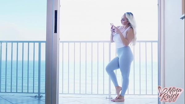 Phat Ass Big Boobed Blonde Nina Kayy Gets Fucked After Oily Massage!