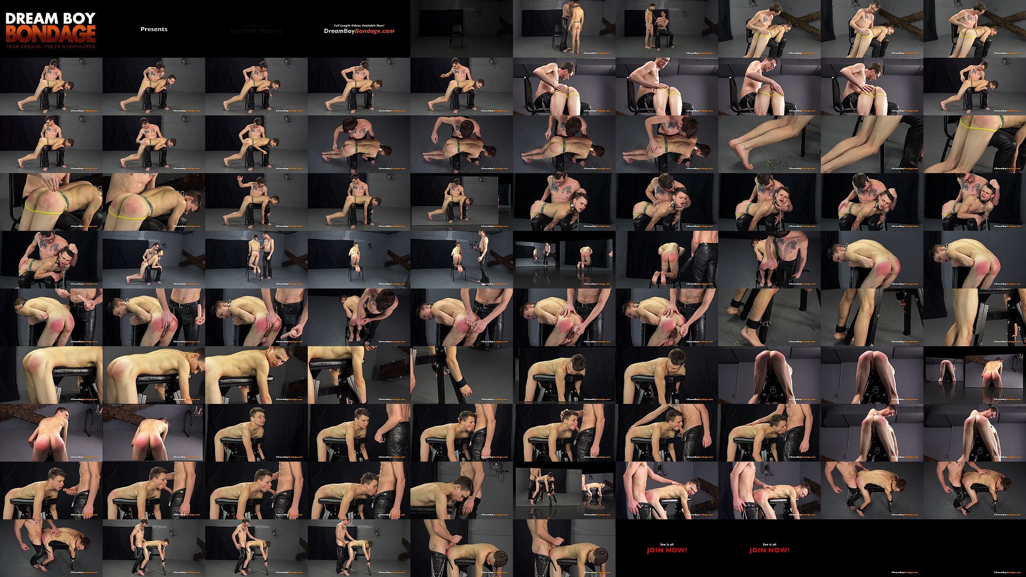 age Boy Tied Up &amp; Fucked Bareback By Hung Master - BDSM - DreamBoyBondage.com 预览图