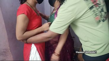Desi Indian StepMOM Teaches Her Step Daughter How to Fuck and Enjoy Threesome Sex.