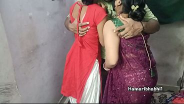 Desi Indian StepMOM Teaches Her Step Daughter How to Fuck and Enjoy Threesome Sex.