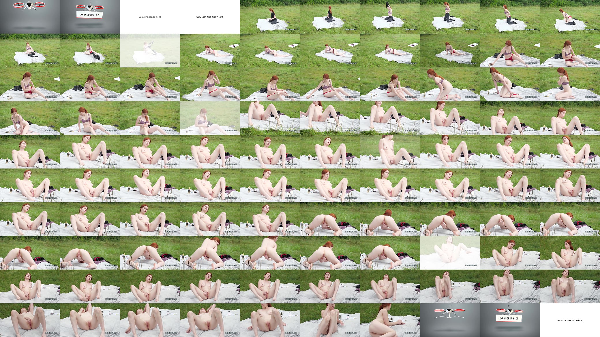 Sweet redhead nudist masturbating outdoor - Second camera 预览图